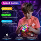 Niufunmal Rechargeable Game Cube, 15-In-1 Fun Brain Memory & Speed Games For Kids, Christmas Birthday Gifts For Boys Girls Ages