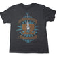 Bioworld Fantastic Beasts Youth Charcoal Logo T-Shirt: Large