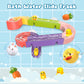 Baby Bath Toys, Rabbit Electric Bathtub Toys With Shower Heads, 3 Spray Modes, Diy Water Slippery Slide Track, No Hole Floating