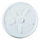 Dart 12JL White Vented Lid (Case of 1000)