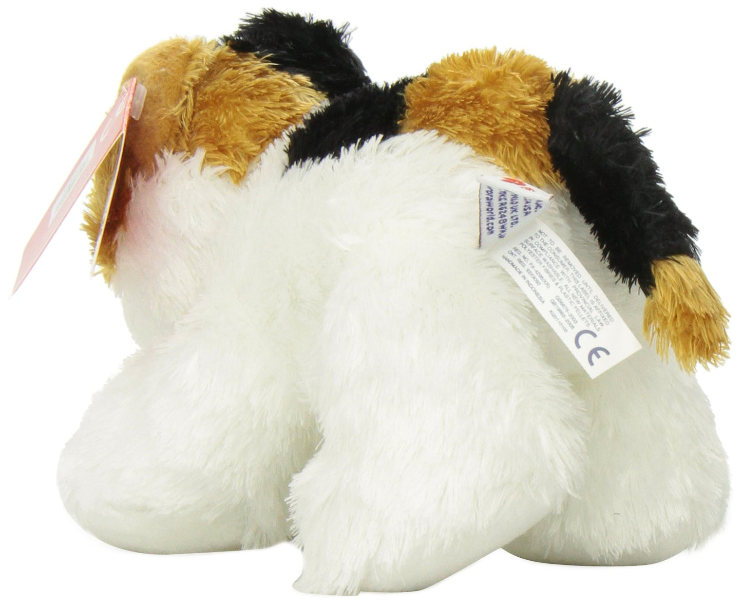 Aurora® Adorable Mini Flopsie™ Esmeralda™ Stuffed Animal - Playful Ease - Timeless Companions - White 8 Inches