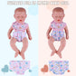 Babeside Baby Doll Accessories Set - 10 Pcs Including Bottles With Disappearing Milk, Pacifier, Bibs, Diapers - Pretend Play Fee