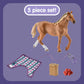 Schleich Horse Club, 4-Piece Playset, Horse Toys For Girls And Boys 5-12 Years Old English Thoroughbred With Blanket