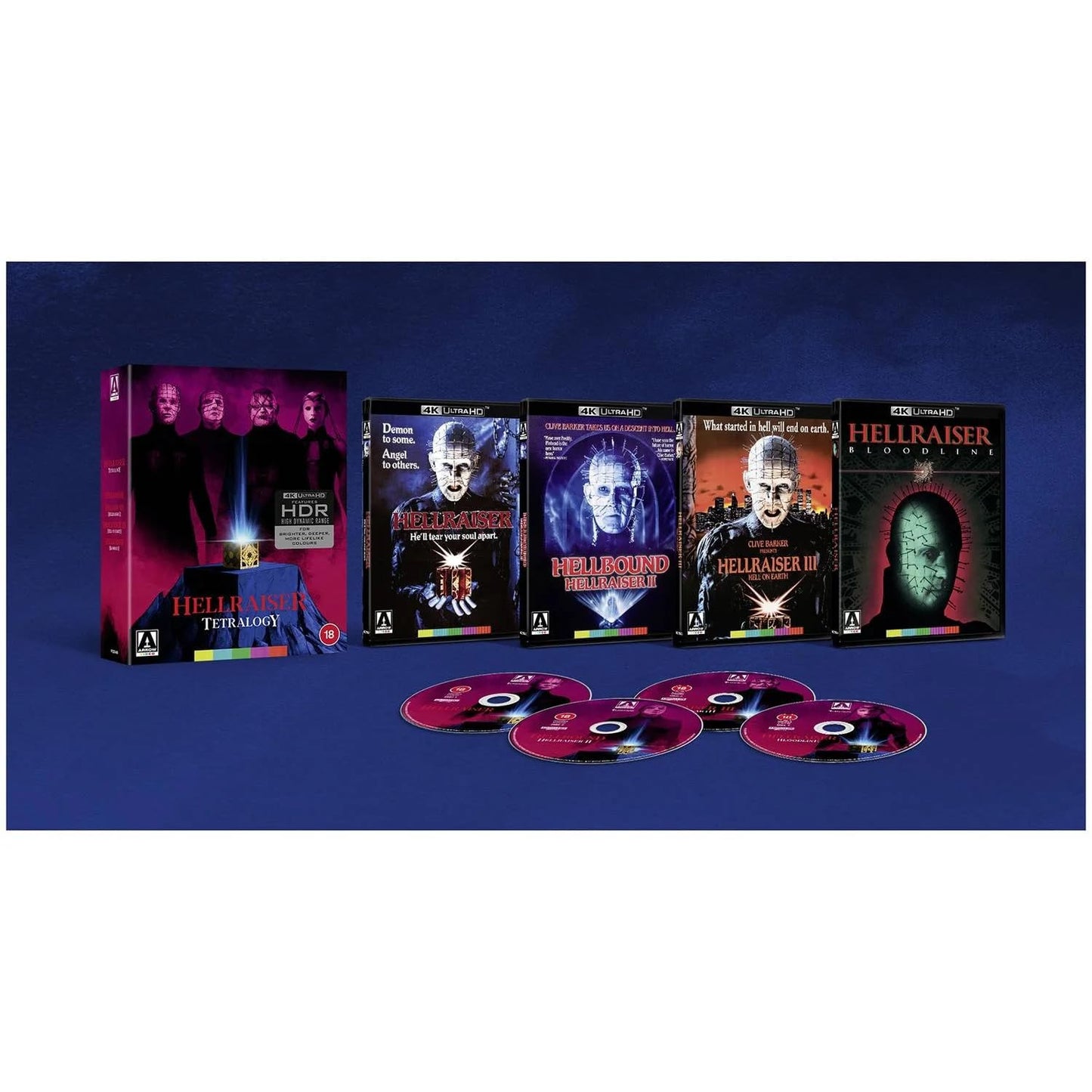 Miramax Hellraiser 6-Movie Collection - Complete Set, Model 01377, Horror Classics