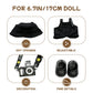 17cm Light Purple Outfit Set (Doll Not Included) - Bucket Hat  Overalls Shorts  Mini Camera & Shoes  Cute Style for 17cm Doll Dress-up (Black SC)