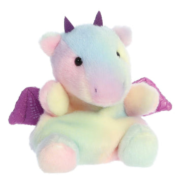 Aurora® Aster Dragon™ Stuffed Animal - Rainbow - 5 Inch Pocket-Sized Plush Toy - Collectible Polyester Fun