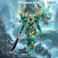 HIGH GODO Mech Robot Building Blocks Set - 704 pcs Green Dragon Warrior Model Kit for Teens, Plastic Collectible Gift