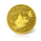 Nlr Fun Tooth Fairy Coins Classic Tooth Fairy Golden Coins, Keepsake For Lost Tooth Kids (8 Pcs)