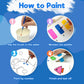 Zmlm Paint With Water Books For Kids - Easter Basket Stuffers Mess Free Coloring Activity For Toddlers - Arts & Crafts Gifts Toys For Valentines Birthday Christmas Boy Girls Ages 4 5 6 7 8(Sea)