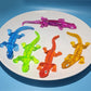 5Pack Super Stretch Sticky Lizard Mochi Squishy Toys,Soft Stress Relief Fidget Toys, Goodie Bag Stuffers,Classroom Prizes,Birthd