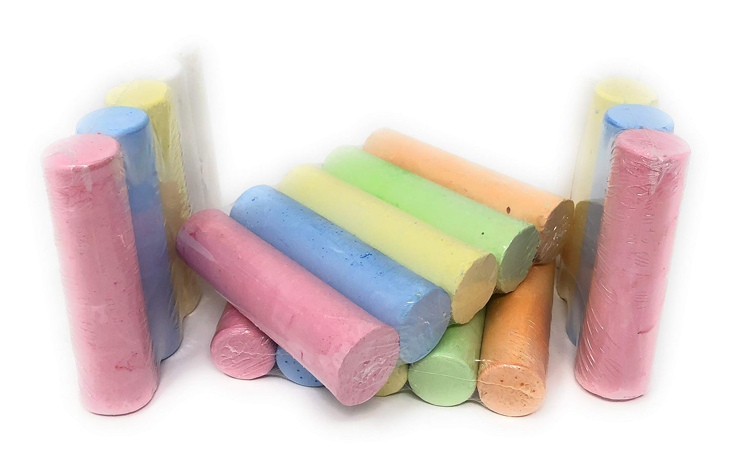 Play Day Sidewalk Chalk, 20 Count, Multi-Color, Model M62020b-c, Durable Chalk for Outdoor Fun