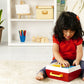 Fisher Price Classics Record Player - Retro Interactive Toy for Kids, Toddlers, Unisex, 18 Months+, Blue/Yellow/White