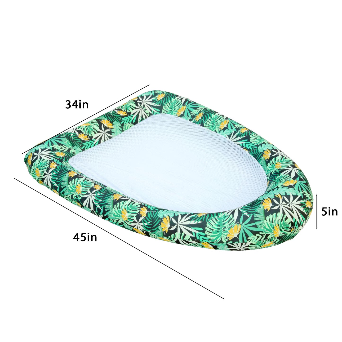 Inflatable Pool Float for mature-themeds  Fabric Covered Pool Chair Float for mature-themeds  mature-themed Pool Float for Lake  Pool Chair Float Pool Floaties for Lake  Beach  Pool Floating
