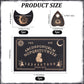 Creatcabin 3Pcs Wooden Spirit Board Kit Tarot Card Stand Holder Women Tarot Card Altar Stand Display Rack Talking Boards With Pl