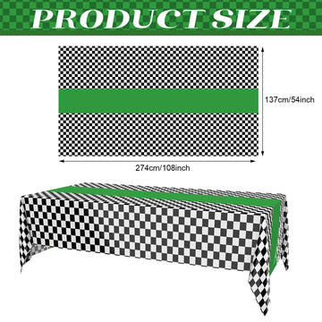 Irenare 3 Sheets Car Birthday Party Supplies Racing Party Decorations Road Tablecloth Racetrack Table Runner Table Covers for Ca