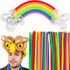 Koogel 400 PCS 260 Long Balloons, Assorted Color Skinny Latex Twisting Balloons for Animal Modeling Tying Balloon Arch Wedding B