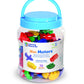 Learning Resources Mini Motors Counting and Sorting Set, 72 Pieces, Medium, Multi Color, Ages 3+, Model LER0190, Rubber Math Counters