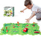 Xazastov Puzzle Track Car Play Set, Plastic Floor Puzzles For Kids With Vehicles, 2 3 4 5 6 Year Oold Boy Toys Gift, Toys For 2