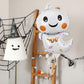 FEBSNOW Halloween Ghost Foil Balloons, 10 Pack 32 Inch Halloween Large Ghost Mylar Balloons for Halloween Birthday Boo Party Dec