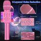 Amazmic Toys For Girls, Kids Karaoke Microphone Toddler Microphone For Kids With Lights, Birthday Gift For Girls, Boys Toy Age 3 4 5 6 7 8 9 10-14+(Pinkcolor)