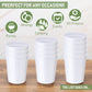 Yungyan 16Oz Stadium Plastic Cups Blank Reusable Drink Tumblers Stadium Cups Party Cups For Birthday Party, Events, Baby Shower,