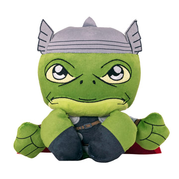 Bleacher Creatures Marvel Frog Of Thunder Thor 8' Kuricha Sitting Plush - Soft Chibi Inspired Toy