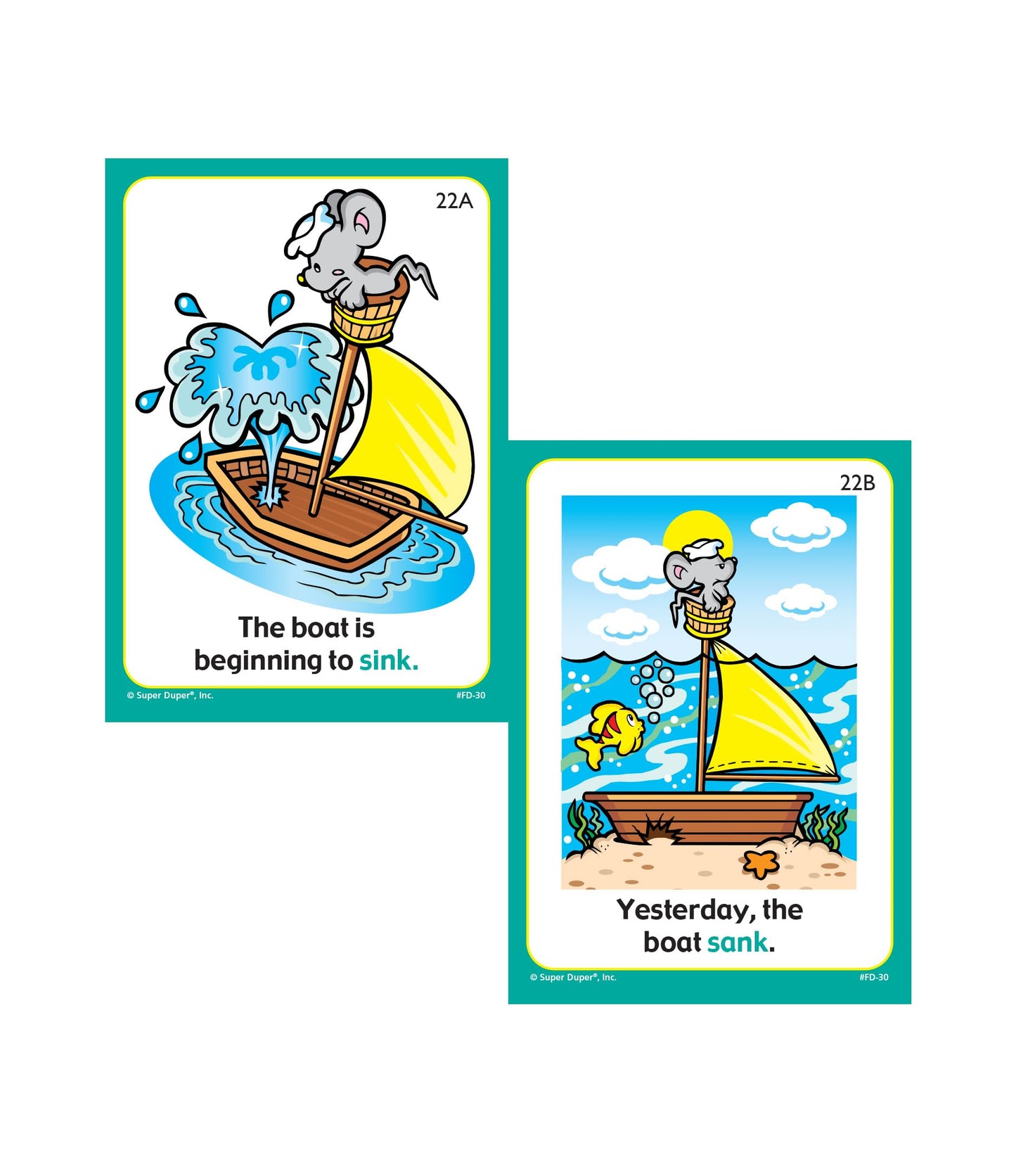 Super Duper Publications | Regular Past Tense Verbs And Irregular Verbs Fun Deck Cards Bundle | Educational Learning Resource Fo