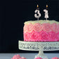 AOOLADA 31st Birthday Candles, White 31 Year Old Number Birthday Candles, Happy Birthday Party Decorations Cake Topper Gifts for