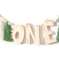Agkvw Dinosaur 1st Birthday High Chair Banner - Dinosaur First Birthday Decorations Boy, Wooden One Tassel Highchair Banner, Boy