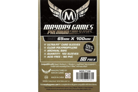 Mayday Premium 80 Card Sleeves 65mm x 100mm