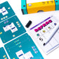 Defrag | Nostalgic Floppy Disk Themed Travel Size Board Game, Play Anywhere | Challenging Puzzle Game With Scenerio Booklet | 1