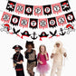 Zwiebeco Red Black White Happy Birthday Banner Pirate Bunting Garland Banner For Boys Girls Kids Teenagers Mens Womens Adults Bi