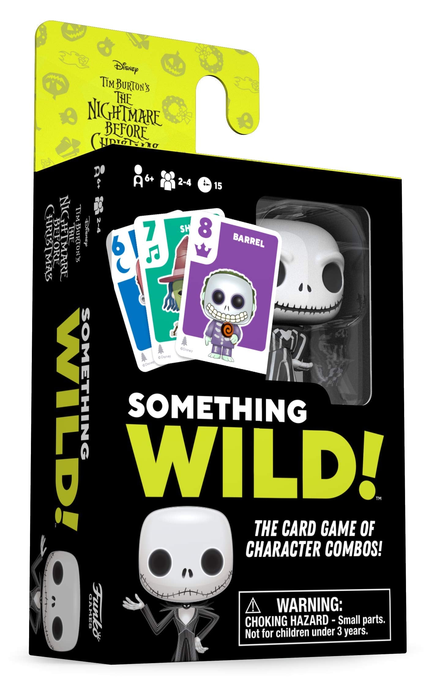 Funko Something Wild Family Card - The Nightmare Before Christmas(Includes Collectable Mini Pop!) Ideal For Children Ages 6 And Up - Fun For The Whole Family Board Game 51891
