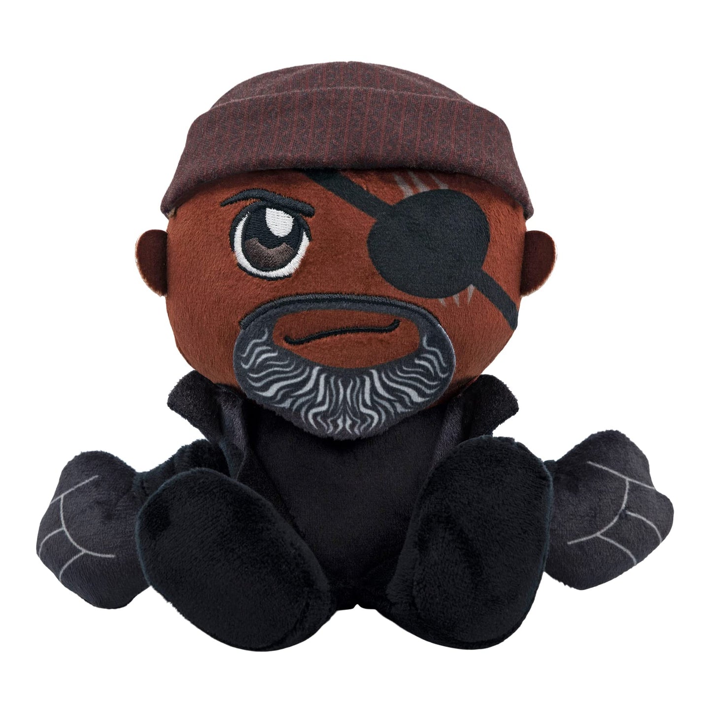 Bleacher Creatures Marvel Nick Fury Secret Invasion 8' Kuricha Sitting Plush- Soft Chibi Inspired Toy