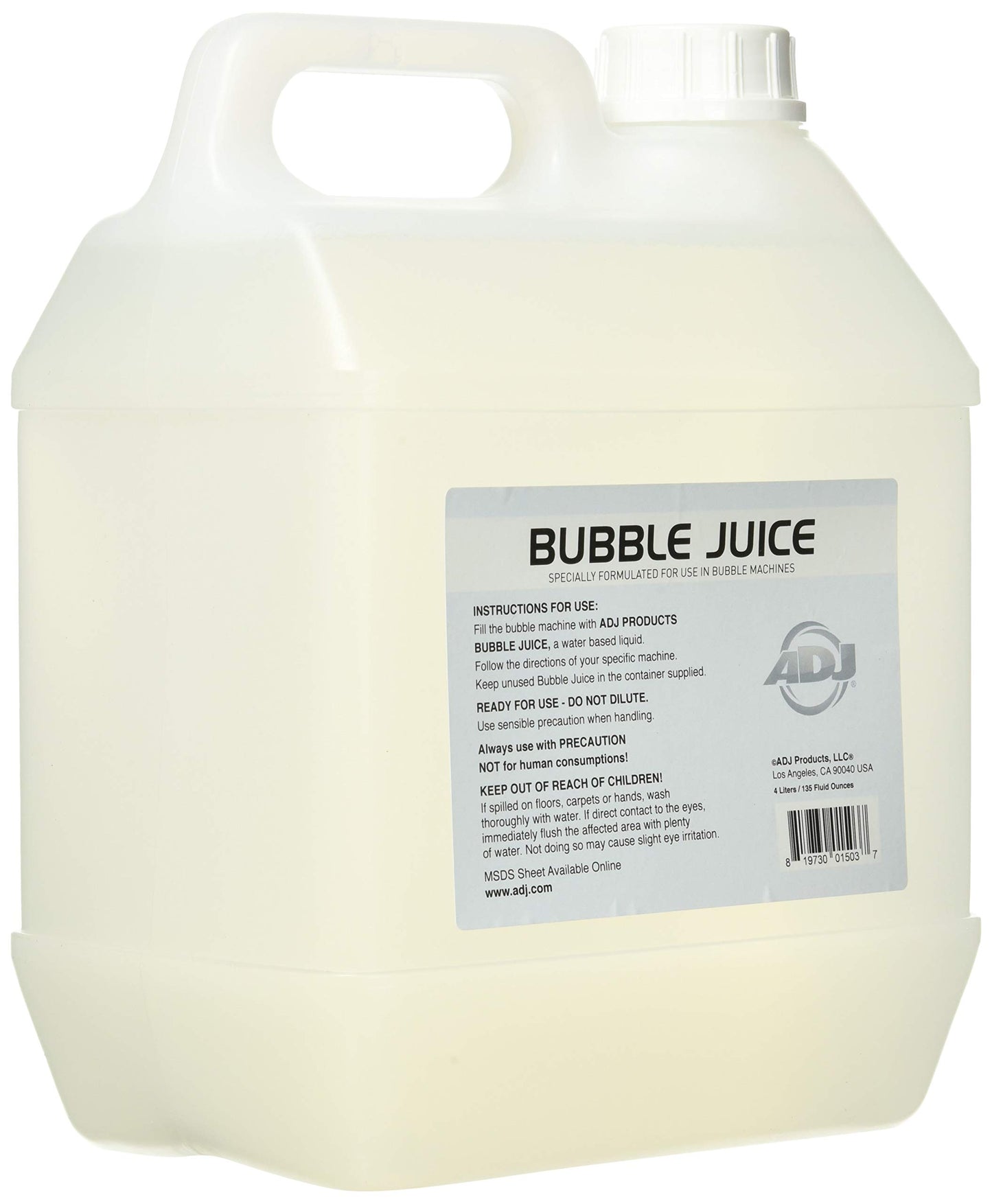 American Dj 1 Gallon Bubble Juice For Bubble Machines