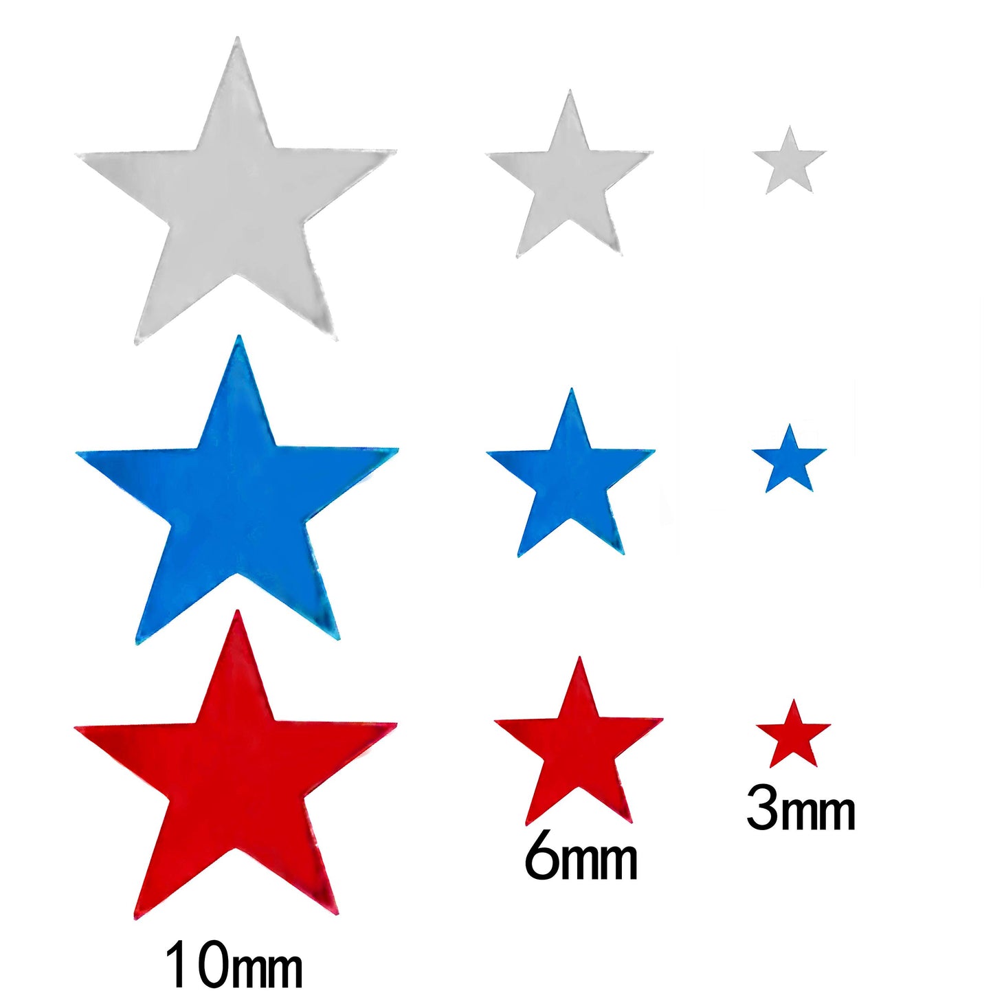 Red Blue White Twinkle Stars Table Confetti 4th of July Independence National Day American Theme Presidents Birthday Patriotic P