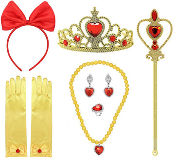 Gz-Laopaitou Princess Costume For Toddler Girls Princess Dress Up Clothes Halloween Cosplay Christmas Birthday Party