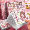 Khasala Brothers Sweet Party Theme Self Adhesive Floor Stickers 100 Sheets PVC Cute Washi Sticker for Scrapbooking DIY Crafts &