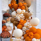 Paready Orange Balloon Arch Kit, 97 Pcs Orange Sand White Balloon Garland Kit Metallic Champion Gold Party Balloons Beige Brown