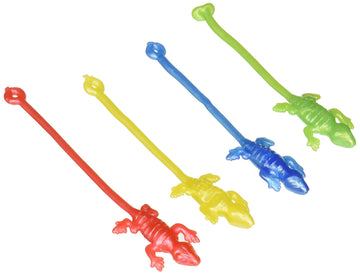 Rhode Island Novelty Sklizar Lizards, 12 Pack, Assorted Colors