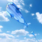 Kaiciuss Orcas Kite For Kids & Adults - Large 3D Single Line Beach, Huge Frameless Soft, Giant Parafoil Whale Breeze - 300Ft Str