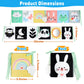 Okooko Black And White Baby Book - High Contrast Baby Toy For 0-6 Months - Soft Book For Tummy Time, Crib, Stroller - Montessori Sensory Toy For Early Education