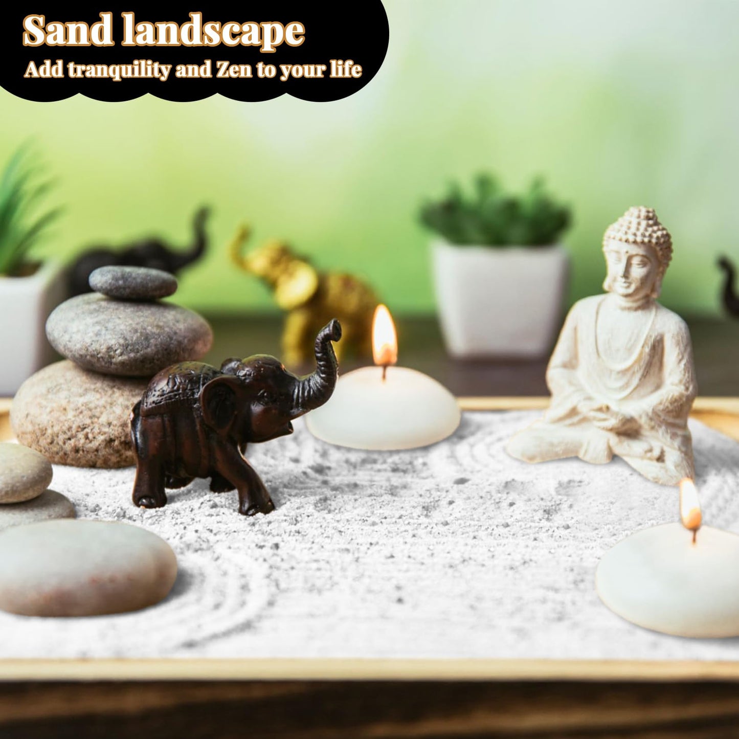 RAINFLOW 425 G Fine White Sand for Crafts - Quartz Sand Zen Garden Sand Decorative Sand for Vases Filler; Wedding Unity Ceremony