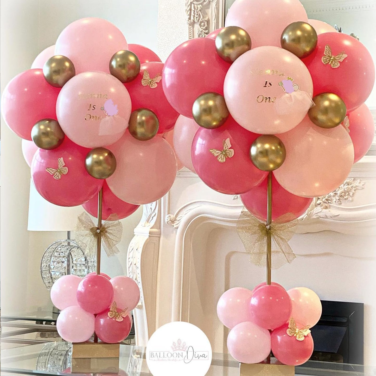 Pink And White Balloons, 35Pcs Pink White And Gold Balloons, Pink Confetti Balloons Pink Gold And White Balloons For Girls Birth