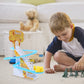 Zerodeko Small Duck Climbing Stair Toy With Music And Light, Cute Animal Slide Track Toy For Toddler