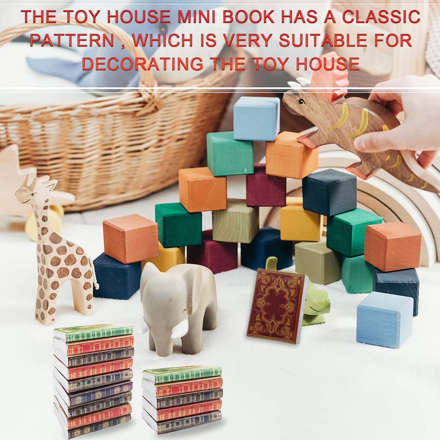 Blmhtwo 30 Pieces 1: 12 Scale Miniature Books Dollhouse Books Miniature Books For Dolls House Dolls House Miniatures Writable Pa