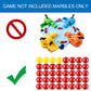 Gejoy 42 Pieces Game Replacement Marbles 2 Sets Game Replacement Balls Compatible With Hungry Hungry Hippos, 38 Red And 4 Yellow