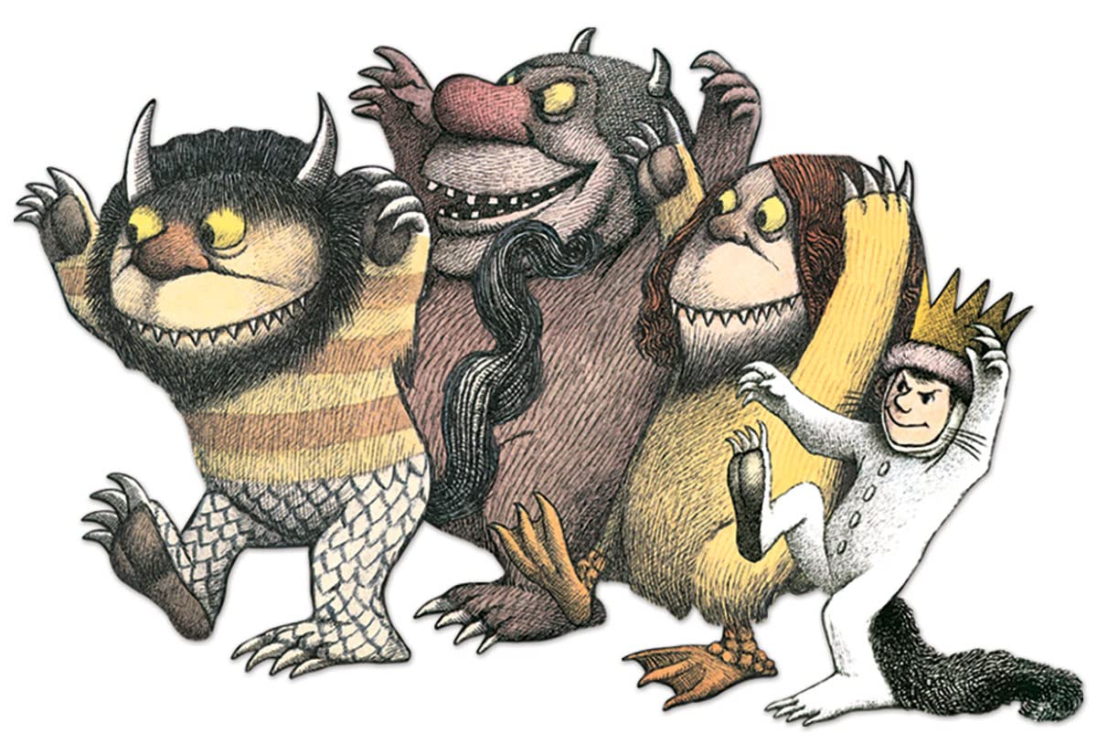 Paper House Productions 24-Piece Where the Wild Things Are Floor Puzzle - 36" x 24" Cardboard PUZ-4001E