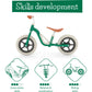 Chillafish Charlie Toddler Balance Bike, Lightweight 10-Inch Bike For Boys & Girls 2 To 4 Years Old, Adjustable Seat, Carry Handle & No-Puncture Tires, Forest