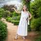 Lmyove Greek Goddess Costume Girls, Halloween Costumes For Kids Girls Athena Cosplay With Headepiece